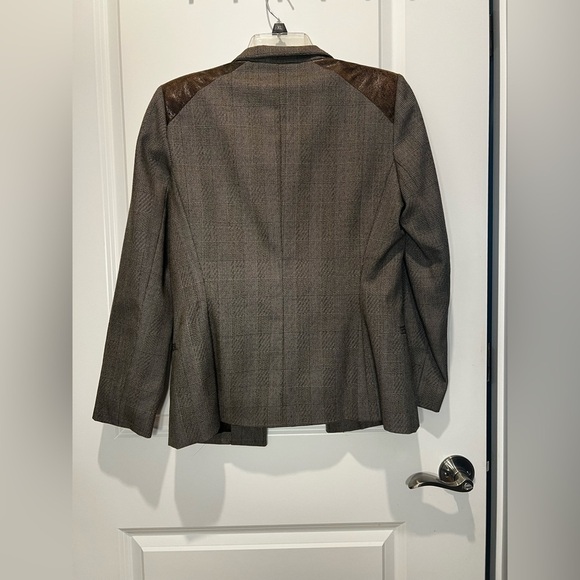 Harve Benard Womens Brown/Beige Blazer Size 4 - Picture 12 of 15